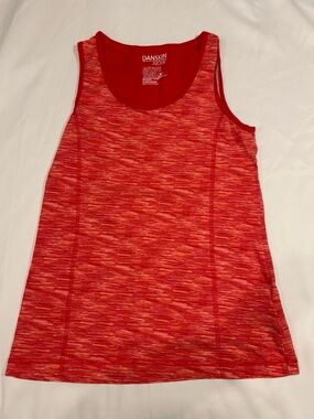 Danskin Now Red Space-Dye Active Tank